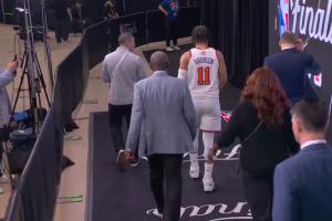 尼克斯vs马刺_NBA篮球直播_布伦森伤退最新动态配图