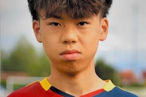 热那亚小将蔡昀翼首次进U15国足_中国足球最新动态_意甲青训球员新闻配图