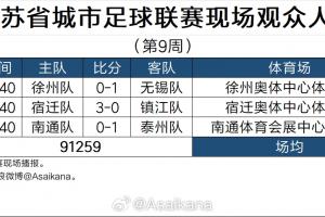 朱艺:第9周苏超上座人数平均3万人 南通主场32063名观众观赛配图